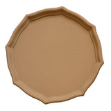 Max Colorful Wood Dried Fruit Plate Snacks Dessert Serving Tray Brown