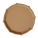 Max Colorful Wood Dried Fruit Plate Snacks Dessert Serving Tray Brown