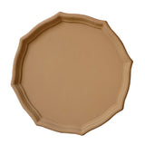 Max Colorful Wood Dried Fruit Plate Snacks Dessert Serving Tray Brown