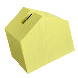 Max Wooden Tissue Box Cover Home Car Office Paper Napkin Holder Box Yellow