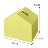 Max Wooden Tissue Box Cover Home Car Office Paper Napkin Holder Box Yellow