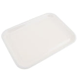 Max Melamine Hotel Serving Tray Dishes Cup Glass Cake Rectangular Tray White S