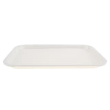 Max Melamine Hotel Serving Tray Dishes Cup Glass Cake Rectangular Tray White S