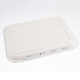 Max Melamine Hotel Serving Tray Dishes Cup Glass Cake Rectangular Tray White S
