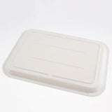 Max Melamine Hotel Serving Tray Dishes Cup Glass Cake Rectangular Tray White S