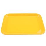 Max Melamine Hotel Serving Tray Dishes Cup Glass Cake Rectangular Tray Yellow L