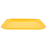Max Melamine Hotel Serving Tray Dishes Cup Glass Cake Rectangular Tray Yellow L