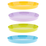 Max Vibrant Color Fruit Cake Plate Snacks Decorative Serving Tray  Purple