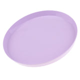 Max Vibrant Color Fruit Cake Plate Snacks Decorative Serving Tray  Purple