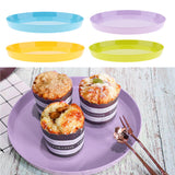 Max Vibrant Color Fruit Cake Plate Snacks Decorative Serving Tray  Purple