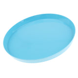 Max Vibrant Color Fruit Cake Plate Snacks Decorative Serving Tray  Blue