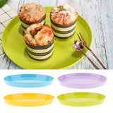 Max Vibrant Color Fruit Cake Plate Snacks Serving Tray  Purple