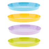 Max Vibrant Color Fruit Cake Plate Snacks Serving Tray  Purple