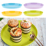 Max Vibrant Color Fruit Cake Plate Snacks Serving Tray  Purple