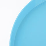 Max Vibrant Color Fruit Cake Plate Snacks Serving Tray  Blue