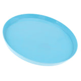 Max Vibrant Color Fruit Cake Plate Snacks Serving Tray  Blue