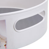 Max Multifunctional Storage Organizer Serving Tray Fresh Crisper Catchall S Gray