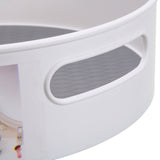 Max Multifunctional Storage Organizer Serving Tray Fresh Crisper Catchall L Gray