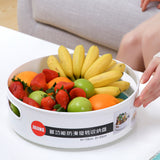 Max Multifunctional Storage Organizer Serving Tray Fresh Crisper Catchall L Gray