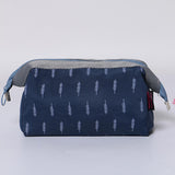 Max Women Makeup Bags Waterproof Travel Wash Cosmetic Pouch with Zipper Navy
