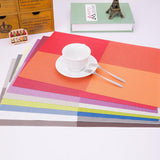 Max 4pcs Anti-slip Table Mat Heat Pad Coaster Kitchen Dining Placemat Orange