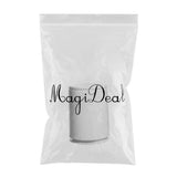 Max Classic Home Trash Can Office Creative Waste Paper Basket with Lid White