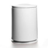 Max Classic Home Trash Can Office Creative Waste Paper Basket with Lid White