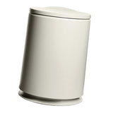 Max Classic Home Trash Can Office Creative Waste Paper Basket with Lid Gray