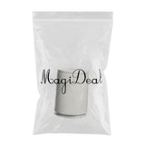 Max Classic Home Trash Can Office Creative Waste Paper Basket with Lid Gray