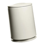 Max Classic Home Trash Can Office Creative Waste Paper Basket with Lid Gray
