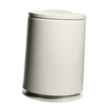 Max Classic Home Trash Can Office Creative Waste Paper Basket with Lid Gray