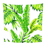 Maxbell Tropical Plants Printed Table Cloth Floral Pattern Table Cover Square-11 - Aladdin Shoppers