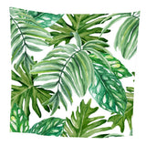 Maxbell Tropical Plants Printed Table Cloth Floral Pattern Table Cover Square-12 - Aladdin Shoppers