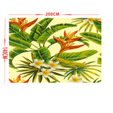 Max Tropical Plants Printed Table Cloth Floral Pattern Table Cover Rectangle-16
