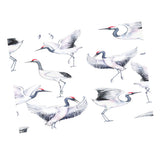 Max Tropical Plants Crane Printed Tablecloths Waterproof Polyester 140*260CM A