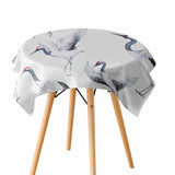 Max Tropical Plants Crane Printed Tablecloths Waterproof Polyester 140*260CM A