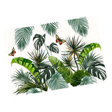 Max Tropical Plants Crane Printed Tablecloths Waterproof Polyester 140*260CM D