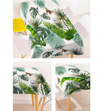 Max Tropical Plants Crane Printed Tablecloths Waterproof Polyester 140*260CM D