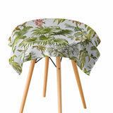 Max Tropical Plants Crane Printed Tablecloths Waterproof Polyester 140*260CM F