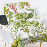 Max Tropical Plants Crane Printed Tablecloths Waterproof Polyester 140*260CM F