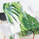 Max Tropical Plants Crane Printed Tablecloths Waterproof Polyester 140*260CM G