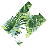 Max Tropical Plants Crane Printed Tablecloths Waterproof Polyester 140*260CM G