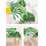 Max Tropical Plants Crane Printed Tablecloths Waterproof Polyester 140*260CM G
