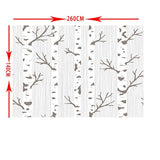 Max Tropical Plants Crane Printed Tablecloths Waterproof Polyester 140*260CM H