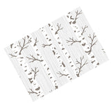 Max Tropical Plants Crane Printed Tablecloths Waterproof Polyester 140*260CM H