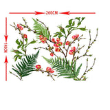 Max Tropical Plants Crane Printed Tablecloths Waterproof Polyester 140*260CM I