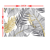Max Tropical Plants Crane Printed Tablecloths Waterproof Polyester 140*260CM J