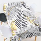 Max Tropical Plants Crane Printed Tablecloths Waterproof Polyester 140*260CM J