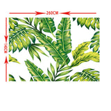 Max Tropical Plants Crane Printed Tablecloths Waterproof Polyester 140*260CM K