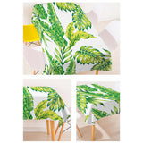 Max Tropical Plants Crane Printed Tablecloths Waterproof Polyester 140*260CM K